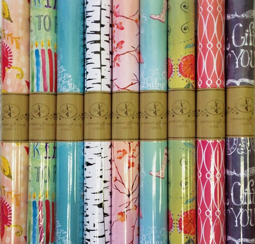 wrapping paper game layers of fun