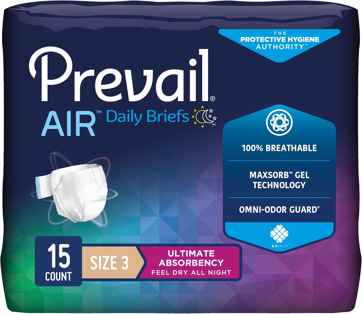 Prevail Breezers Size 3