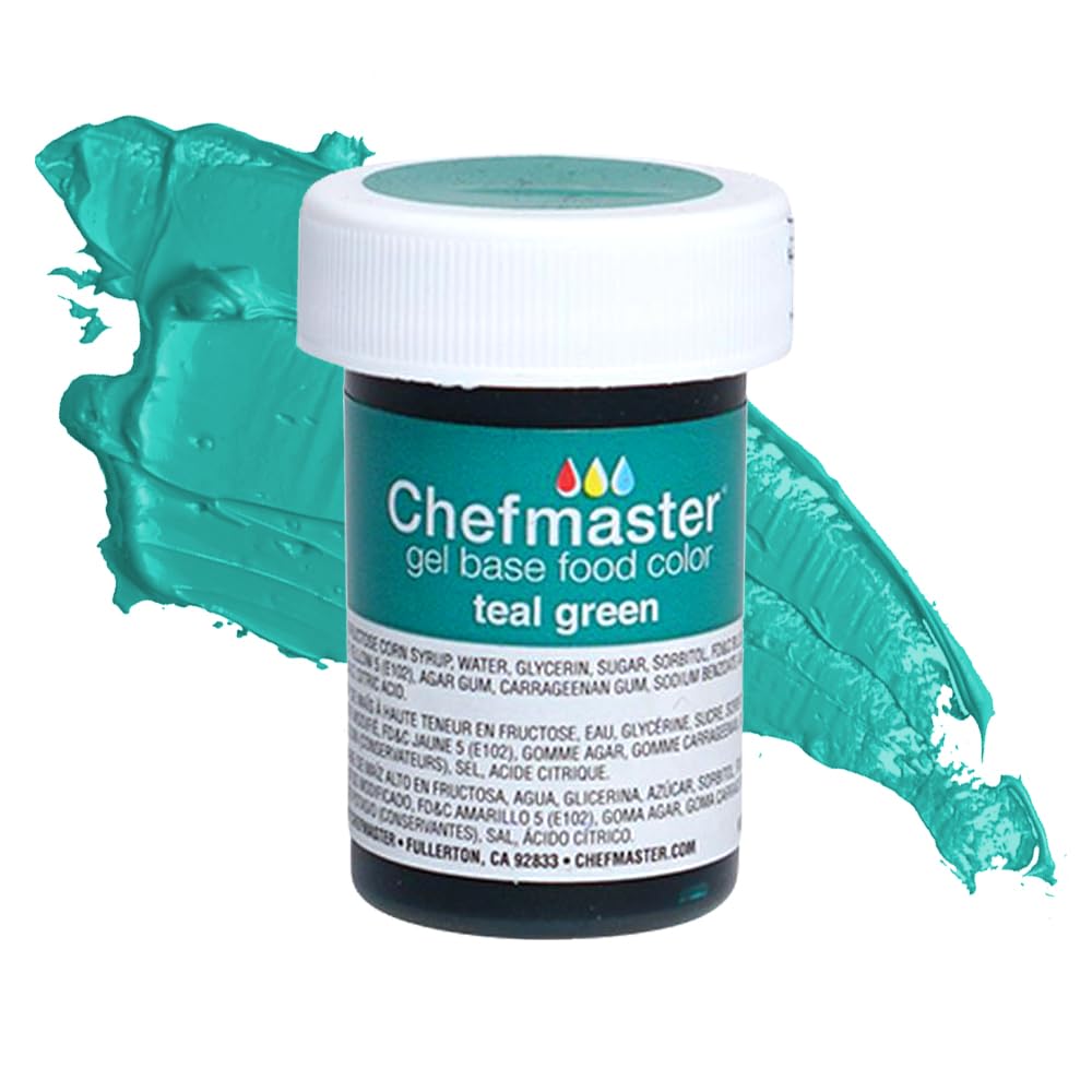 Teal Green Gel Food Coloring