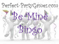 perfect party games logo for be mine bingo