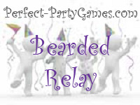 perfect party games logo for bearded relay