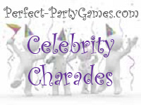Perfect Party Game logo for celebrity charades