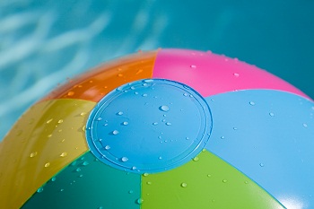 colorful pool ball