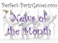 perfect party games logo for news of the month